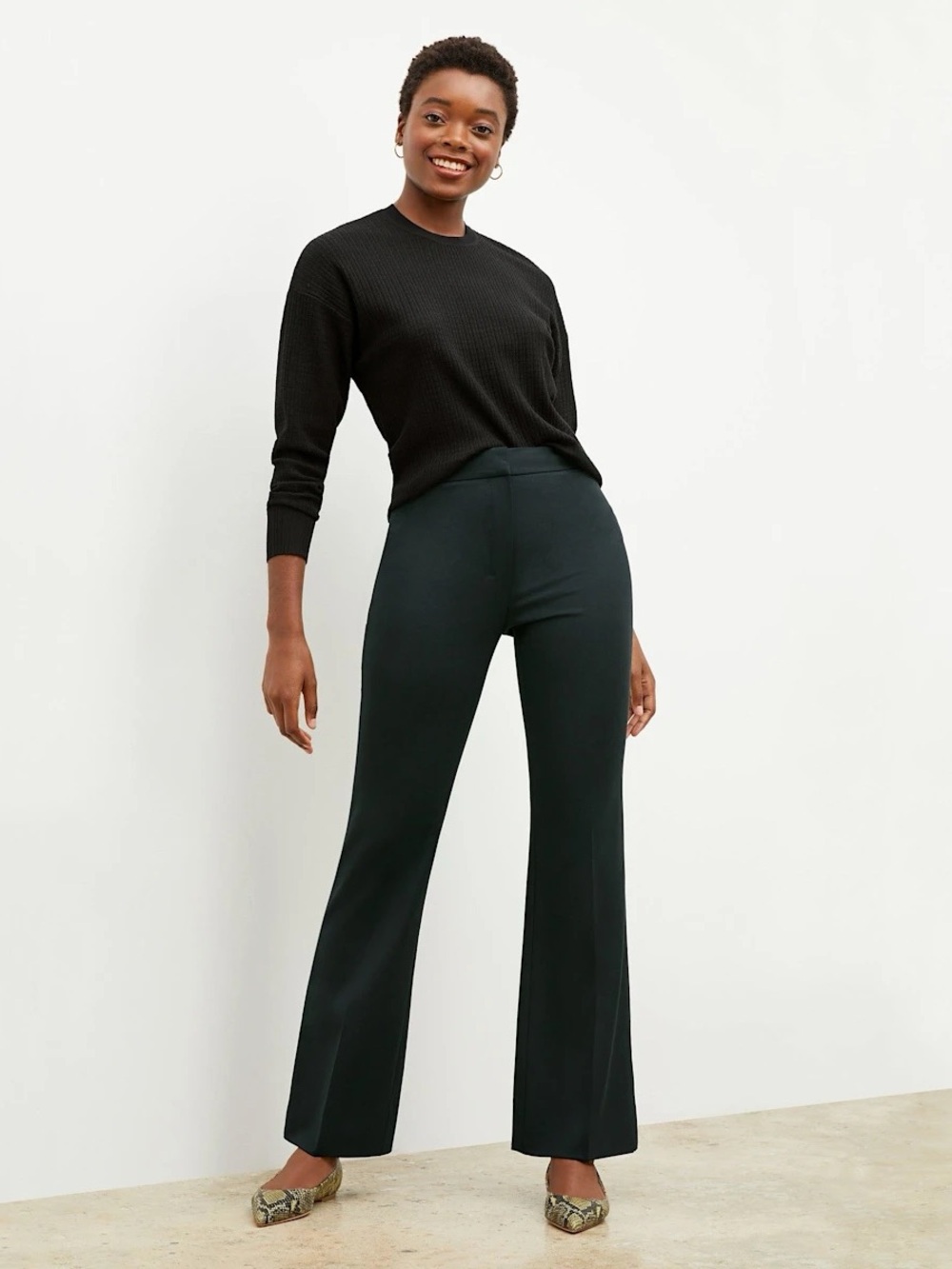 MM LaFleur The Horton Pant - Italian Wool Twill in Forest